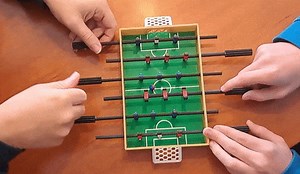⚽ Awesome mini table football game. 💜 3D model: https://bit.ly/3VSgF92 💡 Designed by 3DMach | Cults.