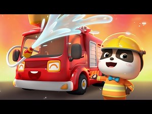 Baby Panda's Rescue Mission | Firefighter Rescue Team | Best Job Songs for Kids | BabyBus - Videos For Kids