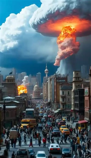 Nuclear Explosion in City: A Dramatic Visual Experience