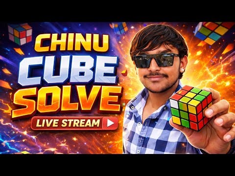 •How To Solve Rubik's Cube 🤔😱 || Chinu Cube Solve Is Live 🔴🔴 || Please Support Guys 🥰 || 1k+Views 😍