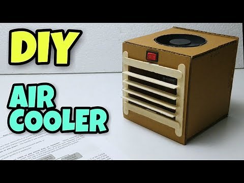 How to Make Powerful Mini AC at home | How to make Air conditioner From Cardboard