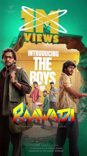 1 Million Views 🔥 | RAAWADI – Introducing The Boys | Basil Joseph | Vignesh Vadivel | 7 Screen