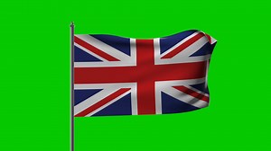 United Kingdom Flag Waving Animation On Stock Motion Graphics SBV-348699278 - Storyblocks