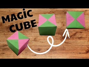 Origami Magic Cube Easy Folding - Step by Step Paper Magic Cube Making