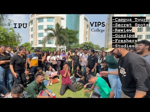 Inside VIPS IPU: Campus Tour 🏢, Hidden Spots,⛳️Gossips & Real Student Reviews! All You Need To Know