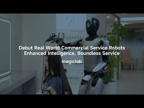 MagicLab Debut Real World Commercial Service Robots.