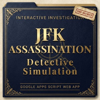 JFK Assassination Interactive Investigation | Digital US History Simulation App