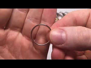 Flat Court Wedding Ring, Medium Weight Overview 6 of 8