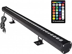 10x60' New Upgraded Wall Washer LED Lights, 144W RGB + 5000K Daylight Wall Wash Lighting, Color Changing, Dimmable, IP65 Waterproof, 3.2ft/40,120V Outdoor/Indoor Stage Light Bar