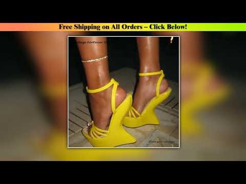 Candy Color Platform Strappy Sandals Novelty Round Open Toe Wedges High Heels Summer Women's