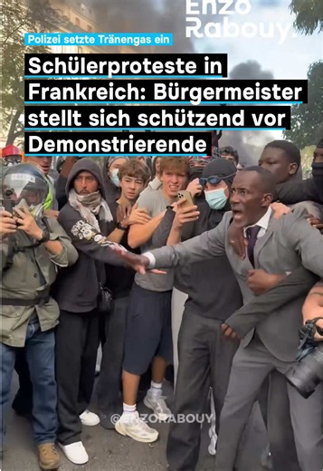 Bürgermeister Bagayoko schützt Schüler bei Protesten in Paris
