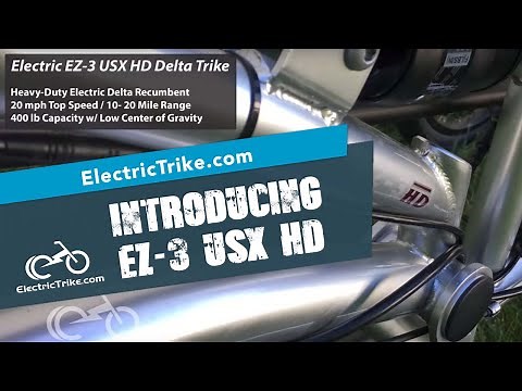 Electric Trike | Introducing the Electric Sun Seeker EZ-3 USX HD Delta Trike