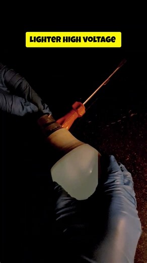 220V 9W LED Flash Test ⚡ | Piezo Lighter High Voltage | Part 2 #shorts