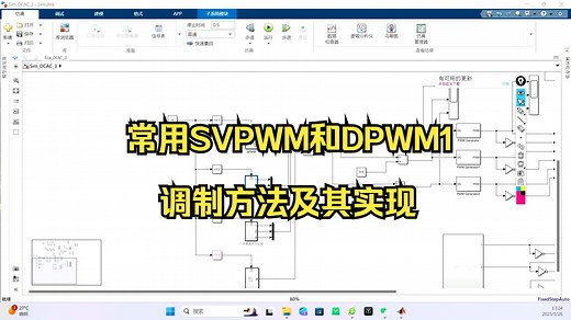 常用SVPWM和DPWM1调制方法及其实现
