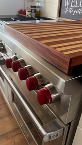 192 reactions | Visited a repeat customers home this week, and these custom oven top boards are holding up perfectly after five years of use! | Half Moon Woodworks | Facebook