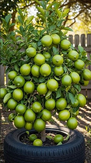 How to grow a lemon tree from a lemon fruit using bananas to encourage more fruit production.#grow