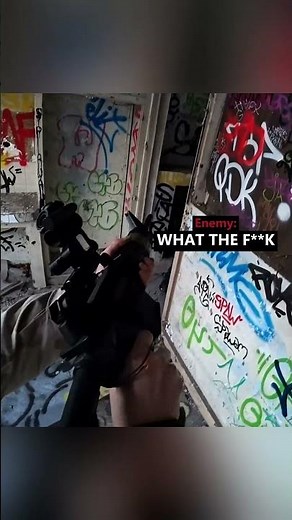 POV: You're being hunted in Airsoft 😱 #airsoft #adrenaline #shorts