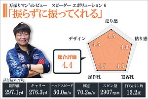 万振りマン「振らずに振ってくれる」 スピーダー エボリューション 6 ／ヘッドスピード別試打