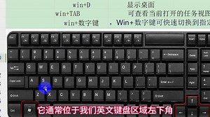 win键在哪里？win键的五种功能演示，揭秘win键神秘的面纱！