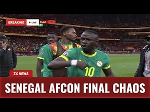 Senegal SHOCKS Morocco in CONTROVERSIAL AFCON Final Drama – Penalty Miss & Walk Off! 2026
