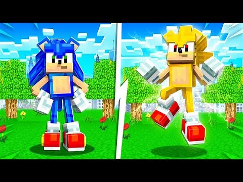 Upgrading SONIC to GOD SONIC in Minecraft