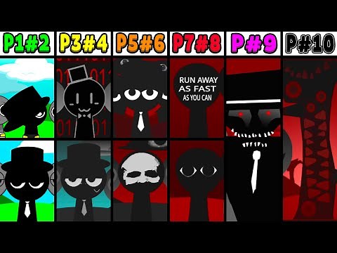 All Phases of Black in Incredibox Sprunki: From 1 Phase to 10 Phase
