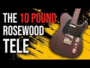 Firefly's $269 TEN POUND Rosewood Tele! (1 Take, Unedited Review)