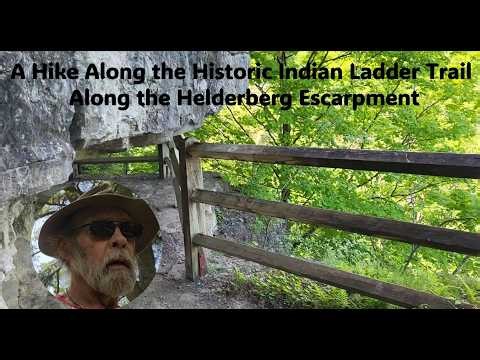 A Hike Along the Historic Indian Ladder Trail Along the Helderberg Escarpment
