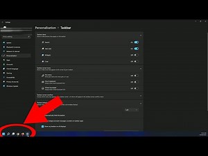 HOW TO CHANGE THE WINDOWS 11 TASKBAR ICONS LOCATION