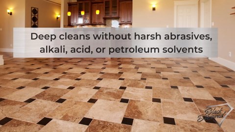 Black Diamond Stoneworks Stone & Tile Intensive Cleaner: Concentrated Deep Cleaner, Marble, Limestone, Travertine, Granite, Slate, Ceramic & Porcelain Tile.