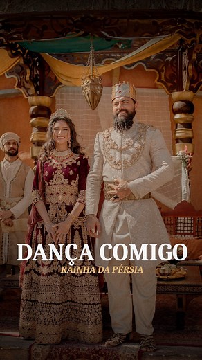 Banda Universos on Instagram: "Confira o clipe oficial da trilha sonora ‘Dança Comigo’ com cenas especiais da nova série ‘A Rainha da Pérsia’ no canal da Banda Universos no YouTube! E não perca a estreia da série hoje no @univervideo.”"