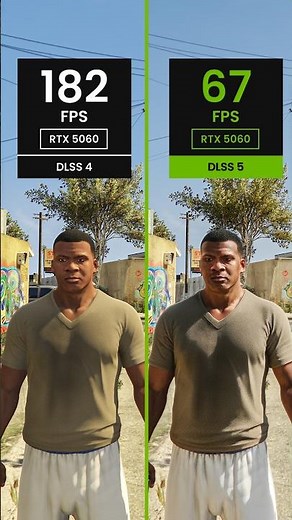 Grand Theft Auto V Enhanced on the RTX 5060, DLSS 4 vs DLSS 5 Comparison!