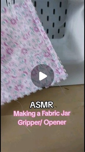 Jane | i love use pinking shears... they are so satisfying to use. This is one stage of making my Fabric Jar Openers which are available in my... | Instagram