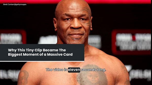 Mike Tyson folds MrBeast with a body shot at Canelo–Crawford fight