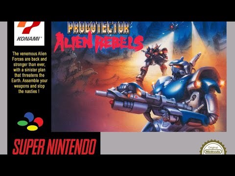 🕹️Retro 🤖Super Probotector Alien Rebels (Contra III) SNES