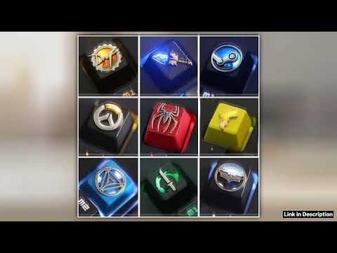 1pc Zinc Aluminium Alloy Key Cap Mechanical Keyboard keycap for CSGO OW Dota 2 PUBG WOW LOL R4