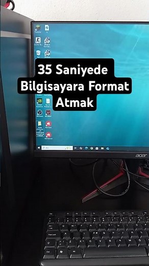 Formatting Your Computer in 35 Seconds #shorts #computer