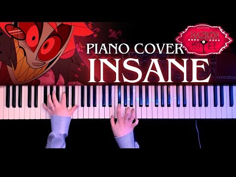 【ピアノ】ハズビンホテル「INSANE」弾いてみた(HAZBIN HOTEL Alastor Piano Cover)【かふねピアノアレンジ】