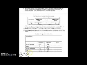 AP Bio: FRQ Experimental Design- Fruit Flies