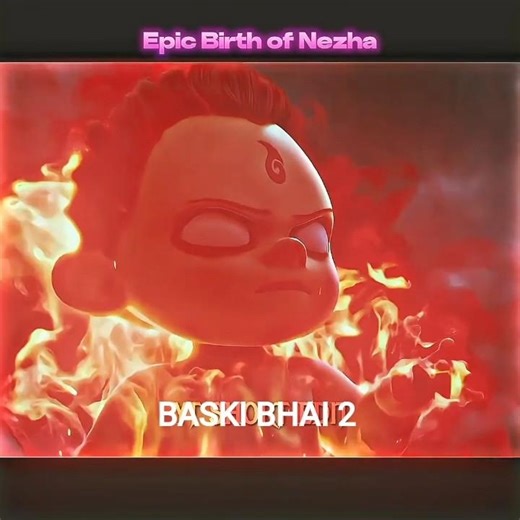 Nezha's Epic Birth scene💀☠️/#Nezha#trending #shortvideo