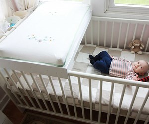 IKEA Crib Changing Table Hack
