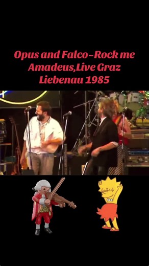 Rock Me Amadeus Performance by Opus and Falco in 1985