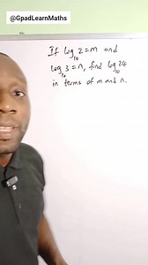 Solving problems involving Logarithms #logarithm #logarithms #substitution #lawsoflogarithm #gpadlearnmaths | Gpad Learn Maths
