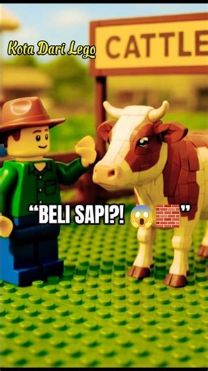 “LEGO Beli Sapi di Pasar Sapi 🐄🧱 | Animasi Realistis yang Bikin Kagum!”