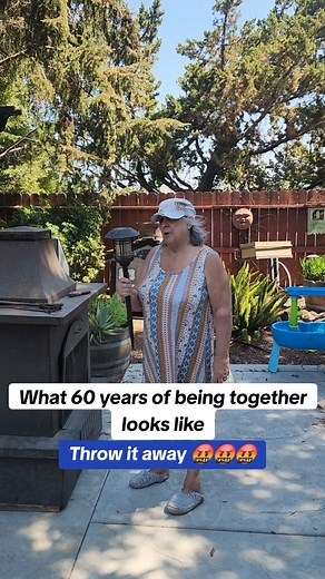 1.3M views · 7.1K reactions | Dad keeps taking stuff out of the trash  #couplegoals #funny #lovestory #marriagehumor #relationshipgoals #backyard #garden #arguing | The Fifi-Papa Show | Facebook