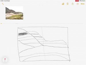 Drawing a field sketch