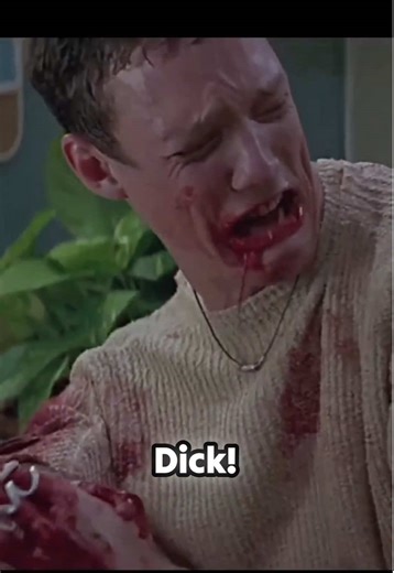 Matthew Lillard and Skeet Ulrich’s improvisations in Scream (1996). #Scream #WesCraven #MatthewLillard #SkeetUlrich #BehindTheScenes