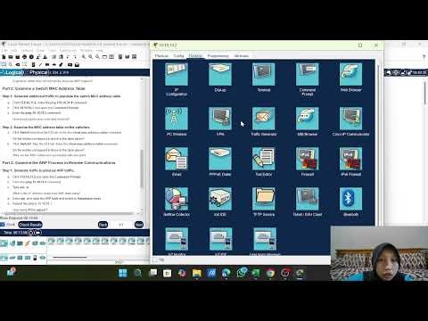 Cisco 9.2.9 Packet Tracer - Examine the ARP Table