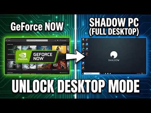 How to Turn GeForce NOW into a Shadow PC (Full Desktop Mode)