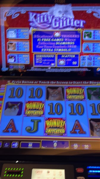I Got the Bonus on Kitty Glitter in Las Vegas! Let me know if you like this slot machine in the comments. #live #lasvegas #mustsee #trendingvideo #SlotMachine #Slots #venetian #WOW #EpicWin | Call Attendant Slots